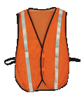 Yellow-Green Mesh Safety Vest | Lightweight, Reflective Strips