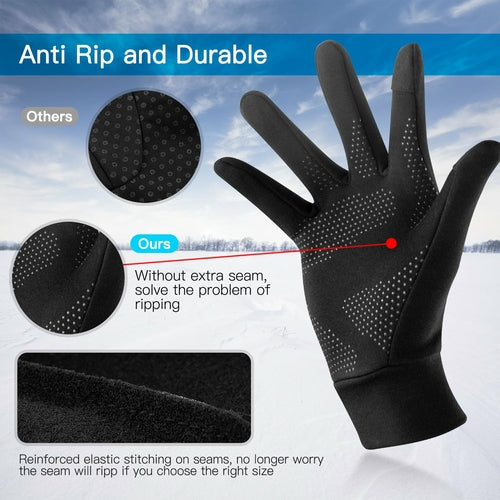 Lightweight Touchscreen Gloves | Non-Slip Work Liner