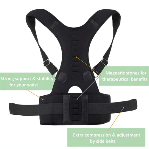 Magnetic Posture Corrector | Back & Shoulder Support for Work