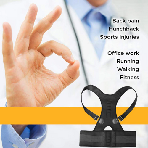 Magnetic Posture Corrector | Back & Shoulder Support for Work