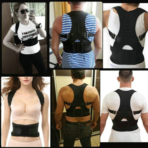 Magnetic Posture Corrector | Back & Shoulder Support for Work