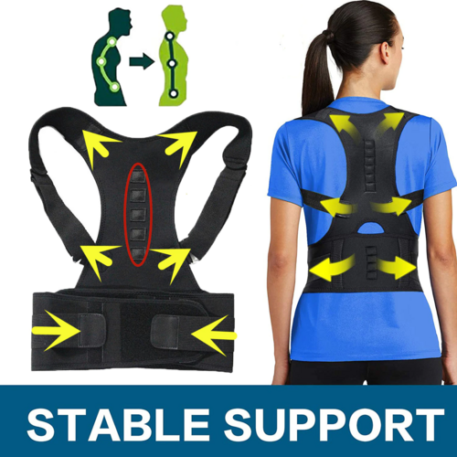 Magnetic Posture Corrector | Back & Shoulder Support for Work