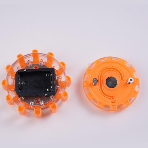 LED Roadside Safety Beacons (Set) | Flashing Emergency Discs