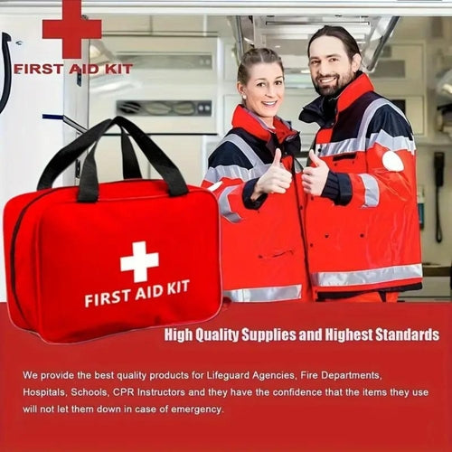 173-Piece Jobsite First Aid Kit | Compact Bag for Shop, Garage & Outdoors