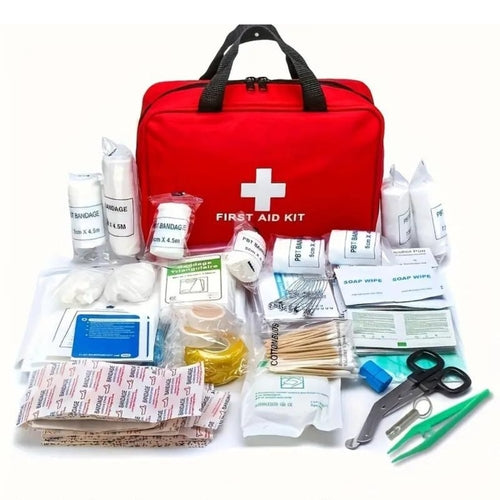 173-Piece Jobsite First Aid Kit | Compact Bag for Shop, Garage & Outdoors